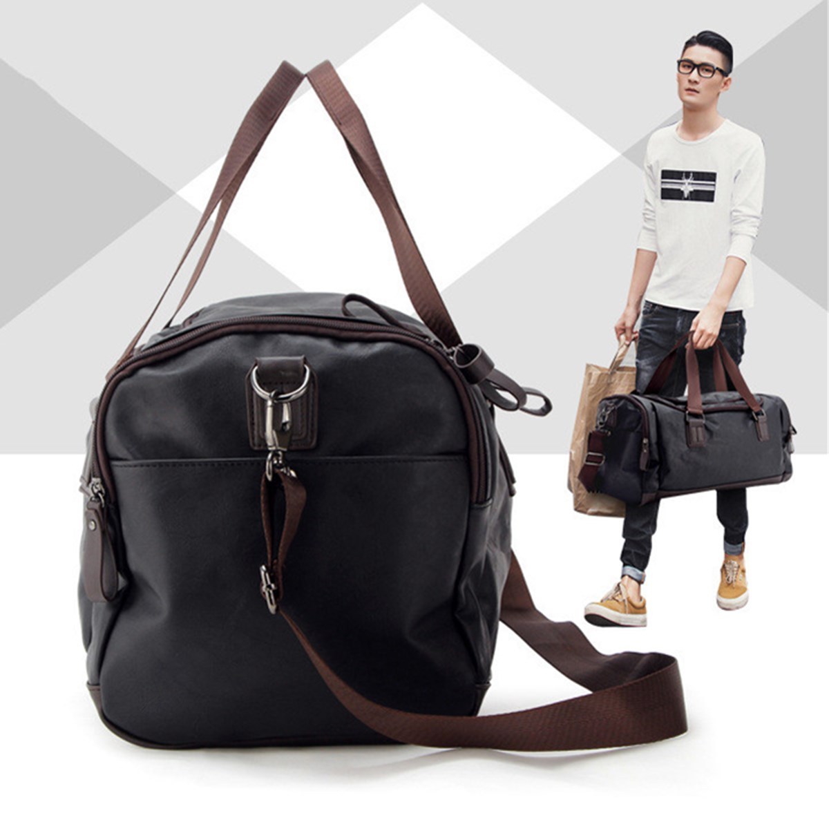 Fitness bag leisure travel handbag - Image 4