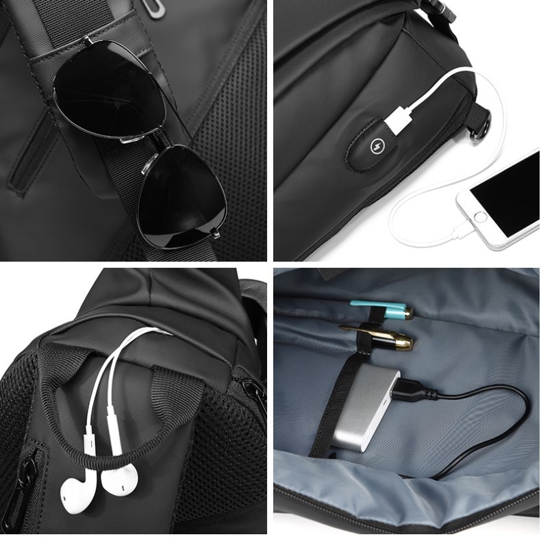 Men's outdoor travel chest bag - Image 4