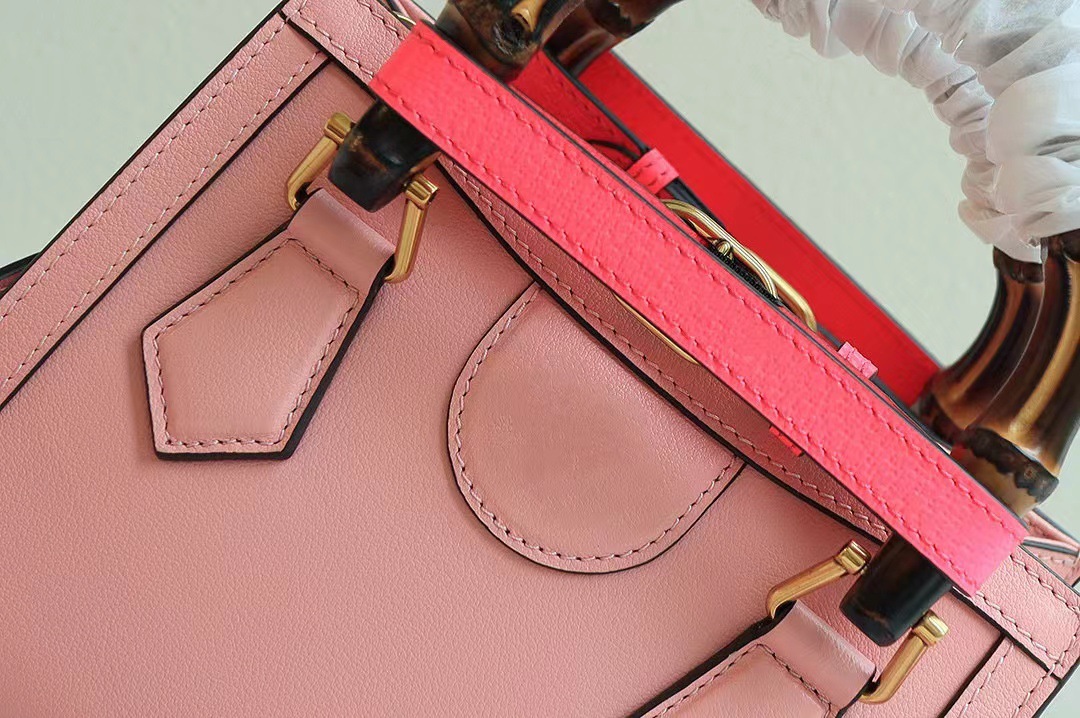 European And American Big-name Portable Shoulder Bag With Bamboo Handle - Image 6