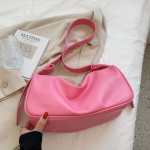 Macaron Underarm Bag Simple Large Capacity Crossbody Shoulder Bag